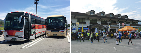 バスと乗鞍観光センター